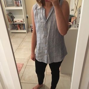 Blue professional tank